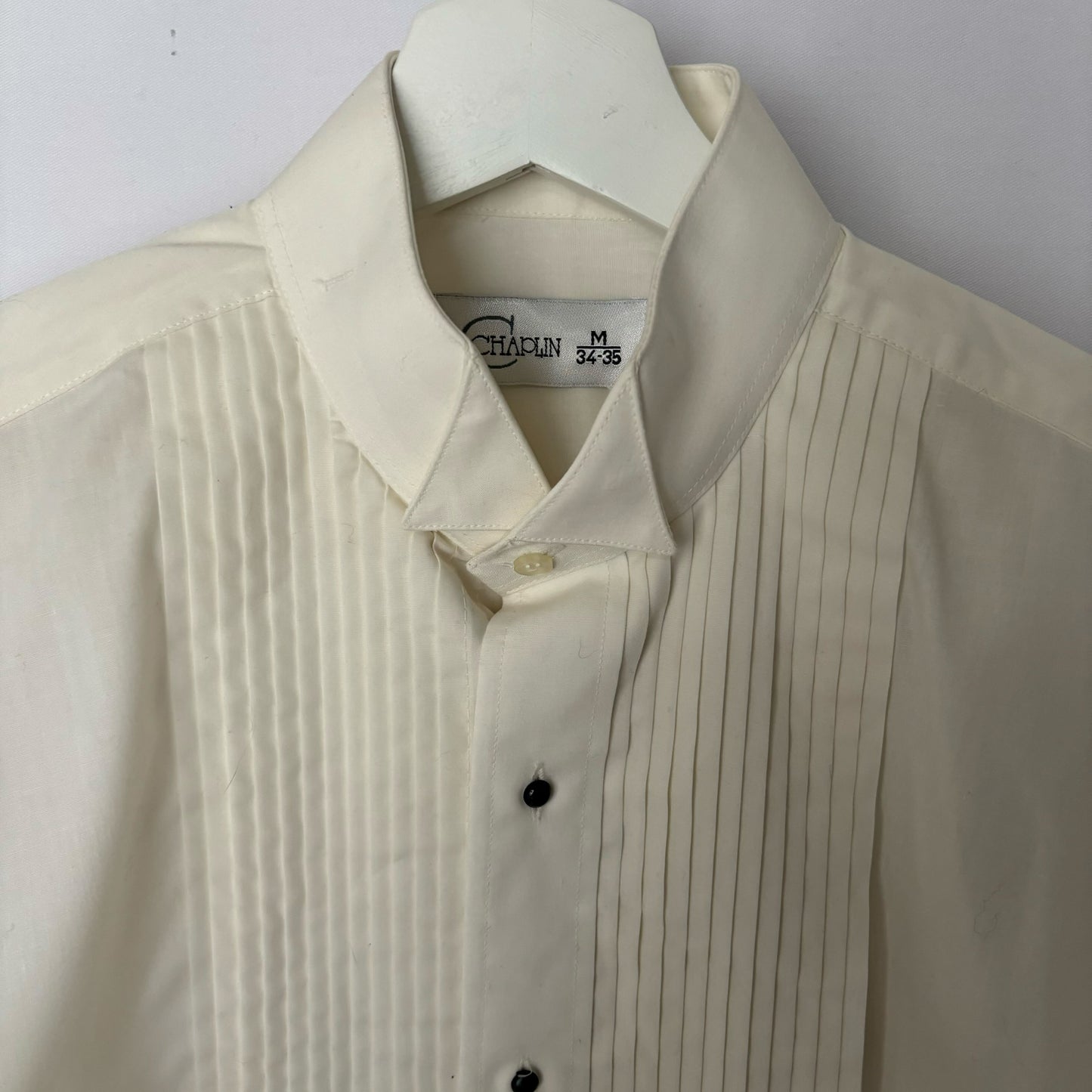 Chaplin White Tuxedo Shirt